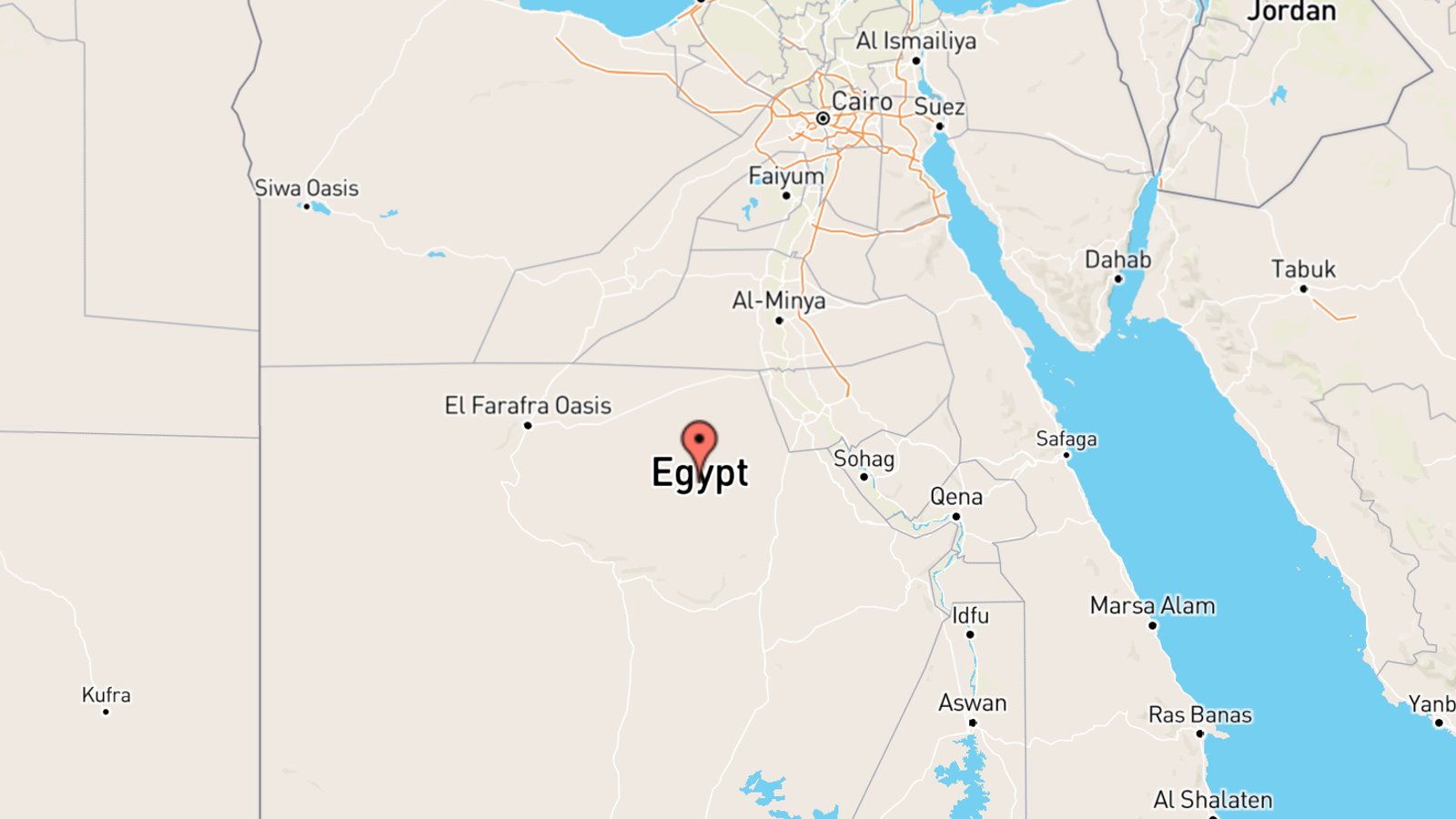 Mappa Egitto cartina geografica