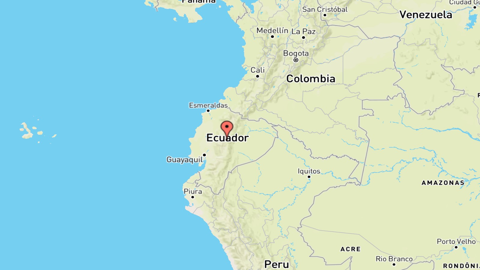 Mappa Ecuador cartina geografica