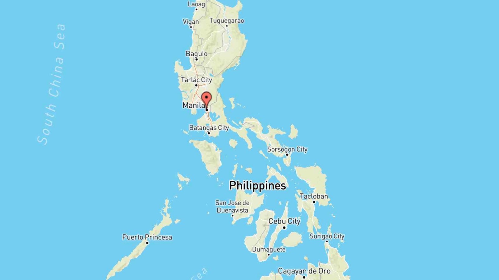 Mappa Filippine cartina geografica