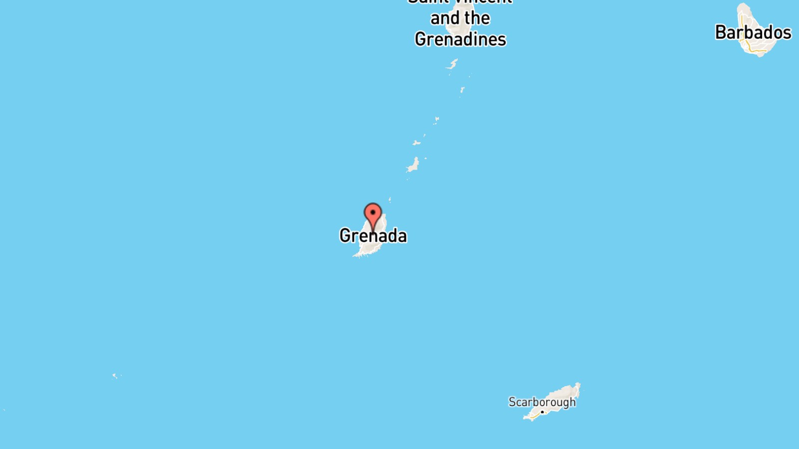 Mappa Grenada cartina geografica