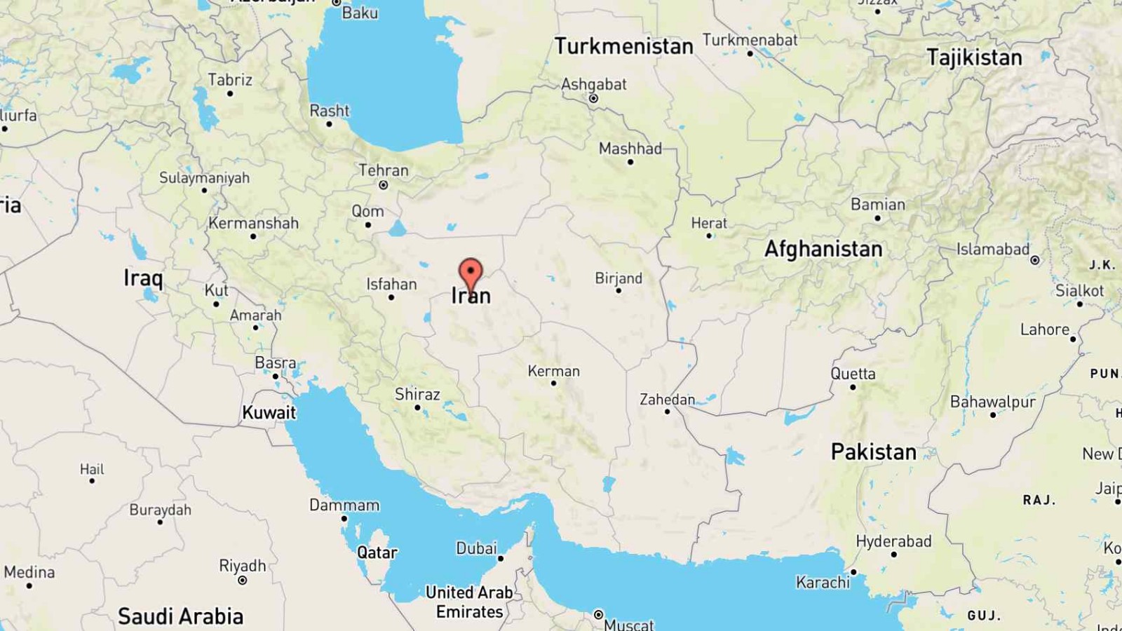 Mappa Iran cartina geografica