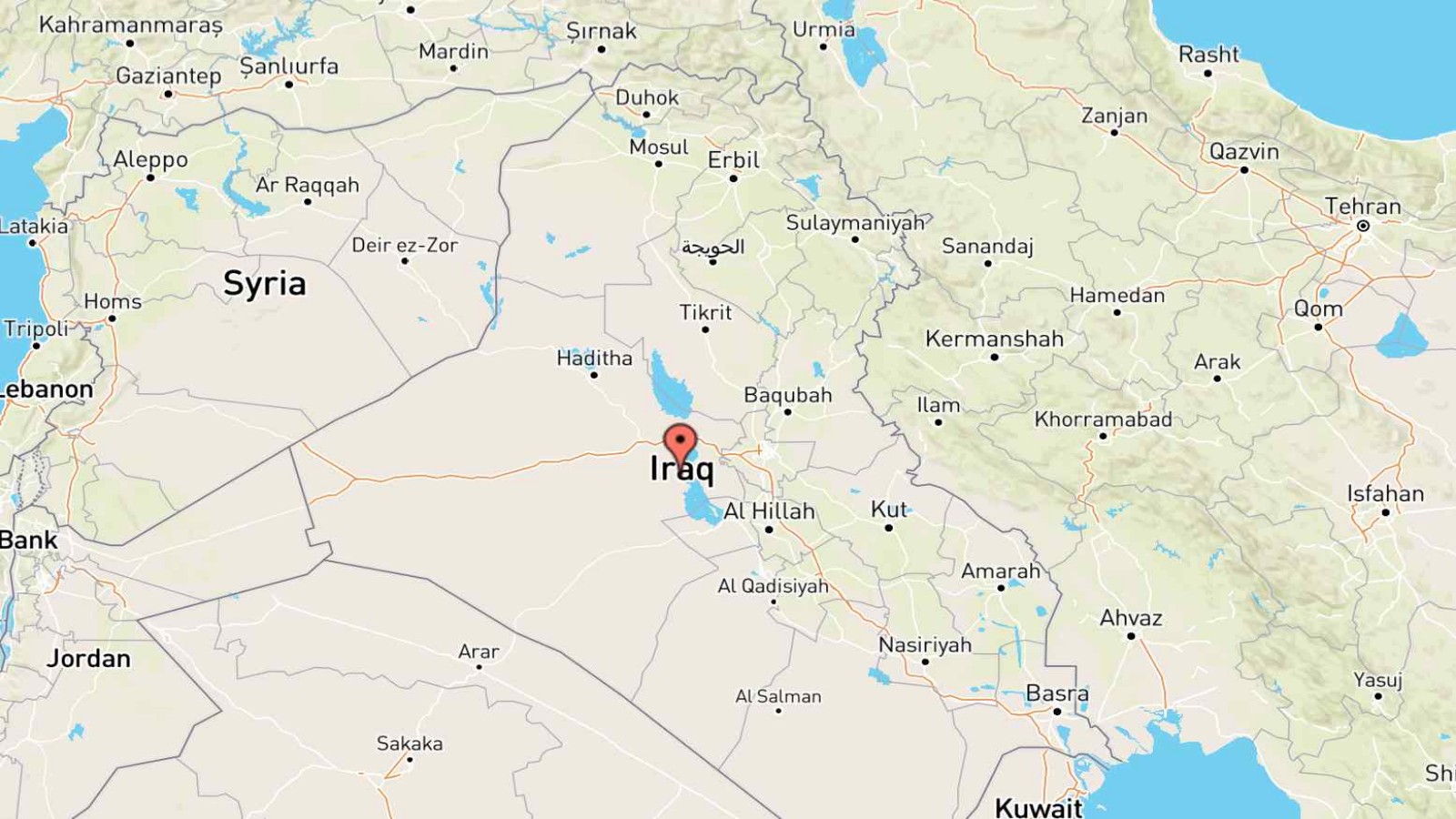 Mappa Iraq cartina geografica