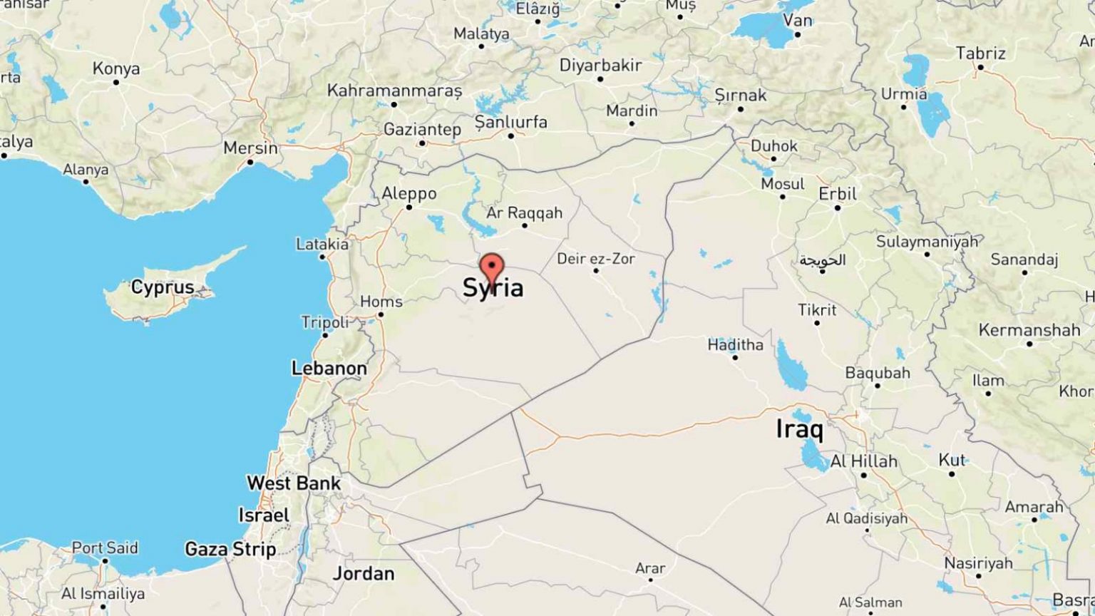 Mappa Siria (Asia occidentale) interattiva e cartina geografica