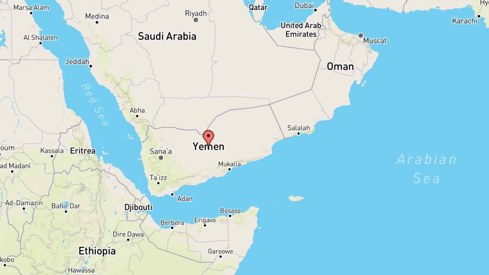Mappa Yemen cartina geografica