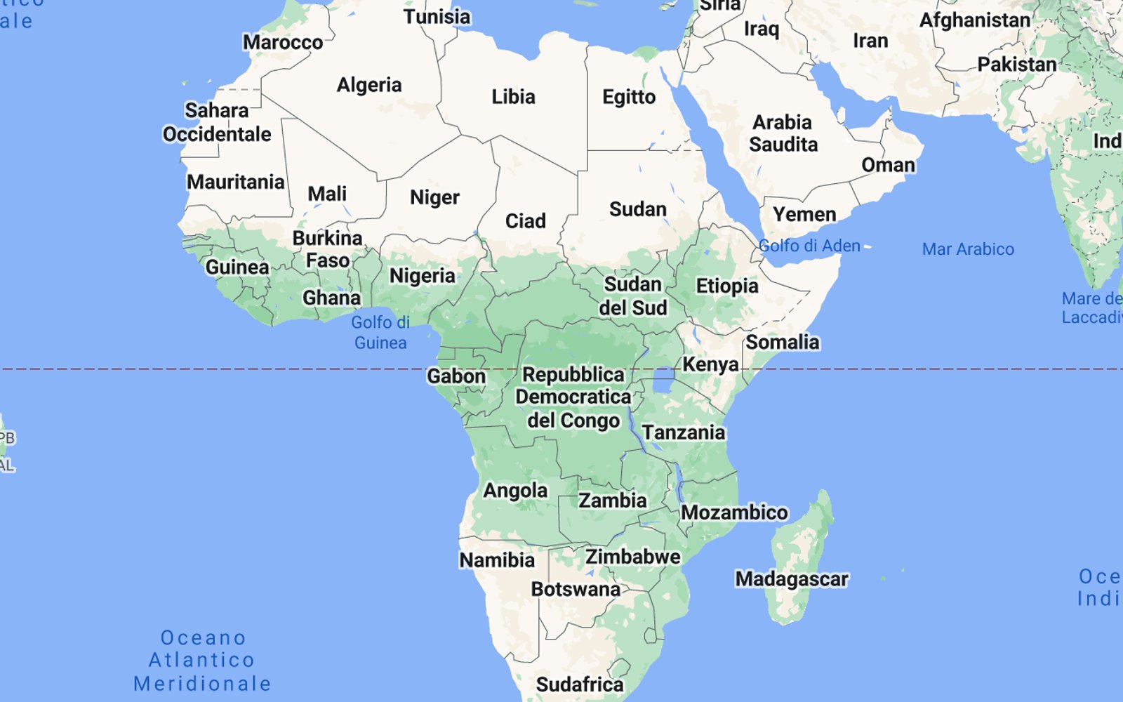 Mappe Africa cartine geografiche