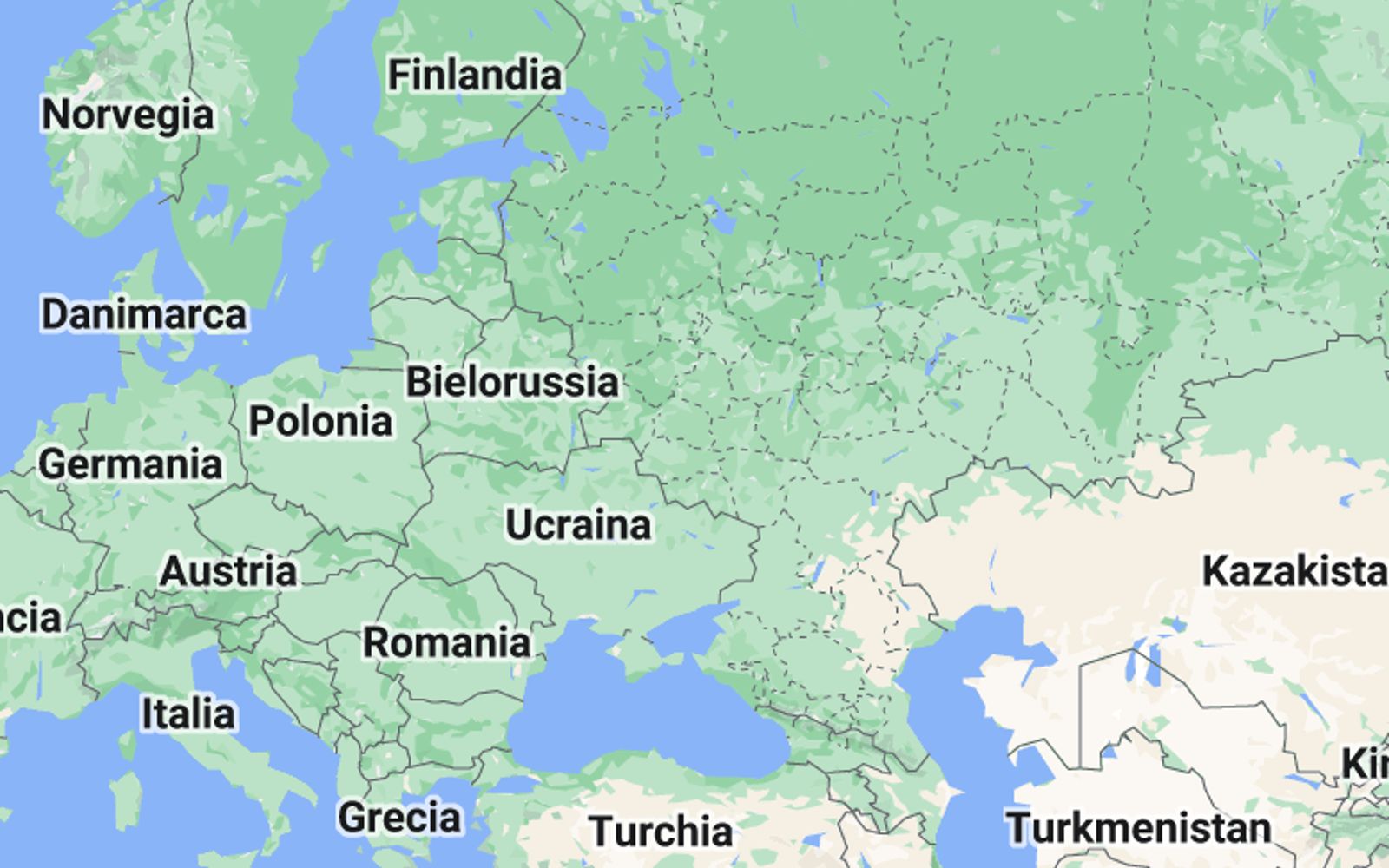 Mappe Europa orientale cartine geografiche