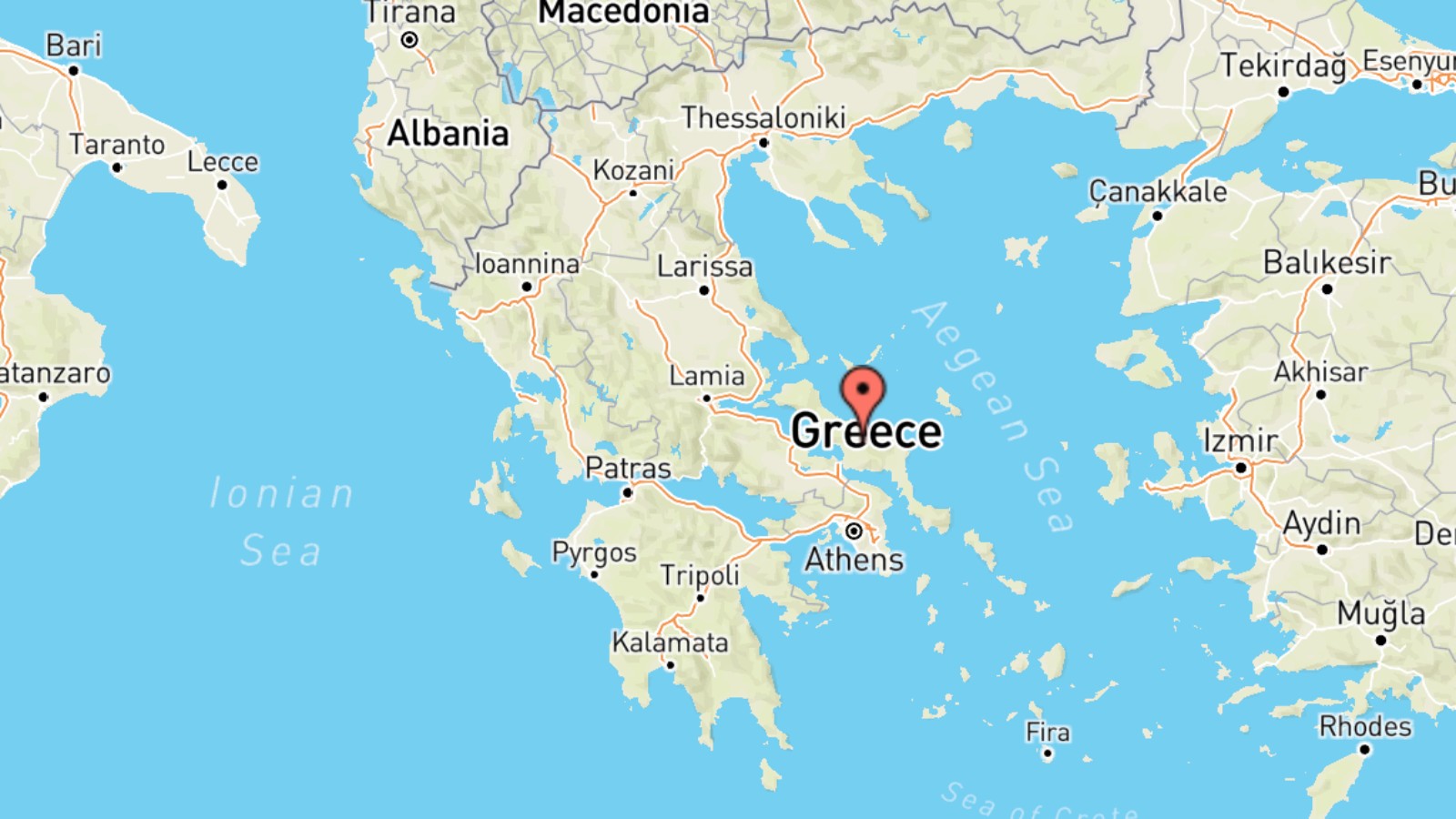 Mappa Grecia cartina geografica
