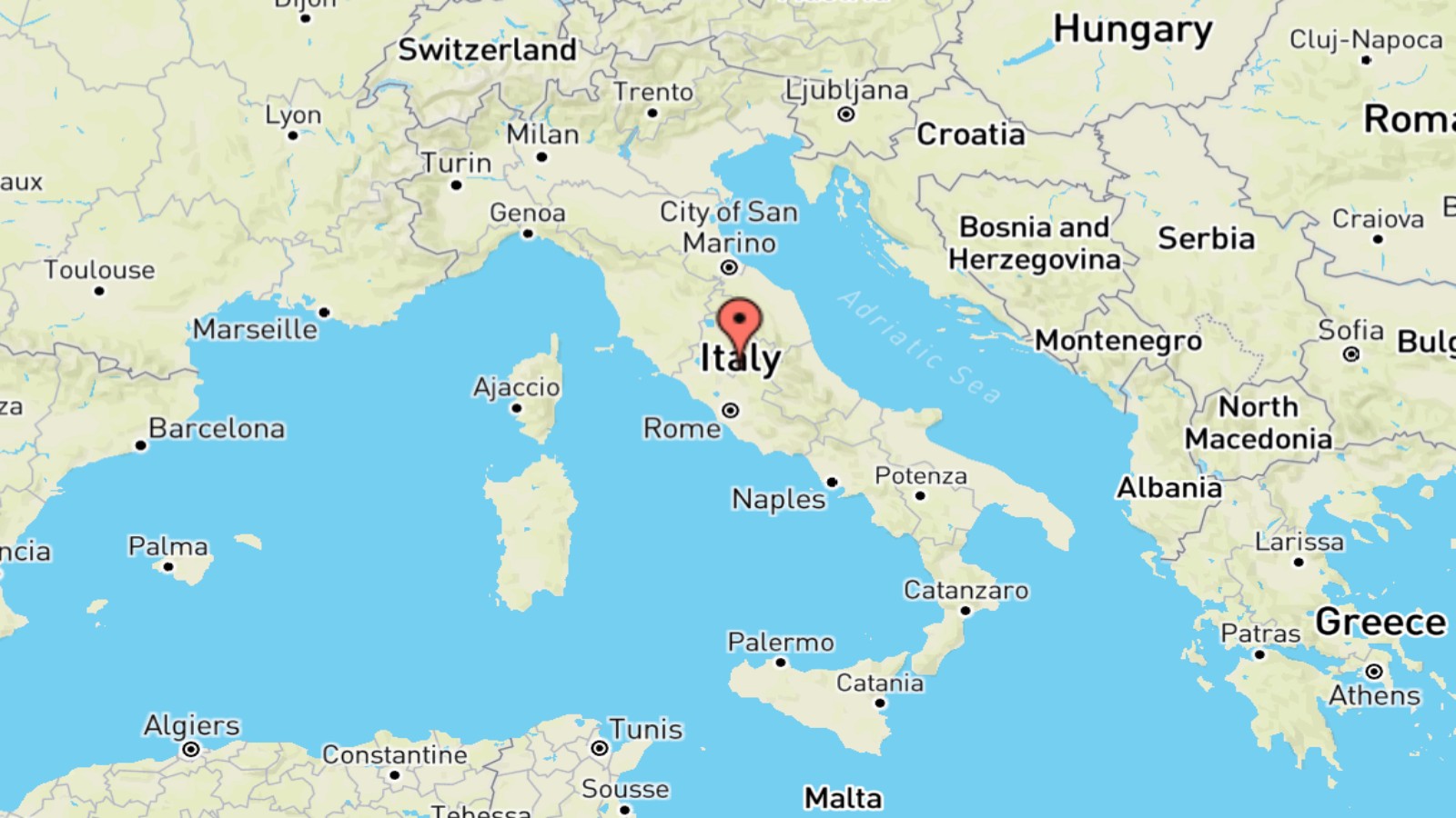 Mappa Italia cartina geografica