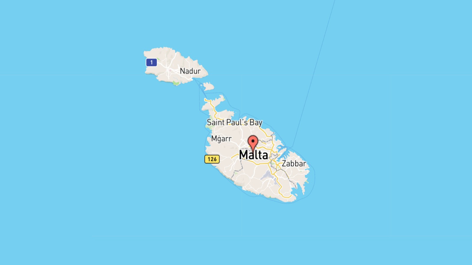 Mappa Malta cartina geografica