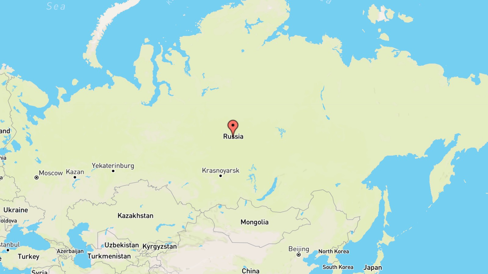 Mappa Russia cartina geografica