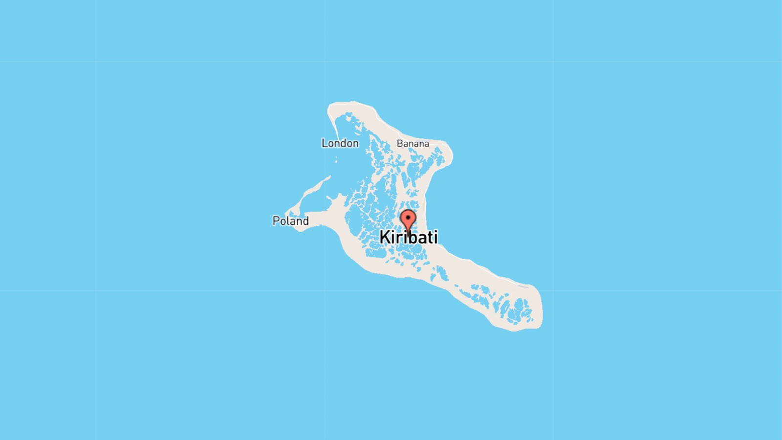 Mappa Kiribati cartina geografica