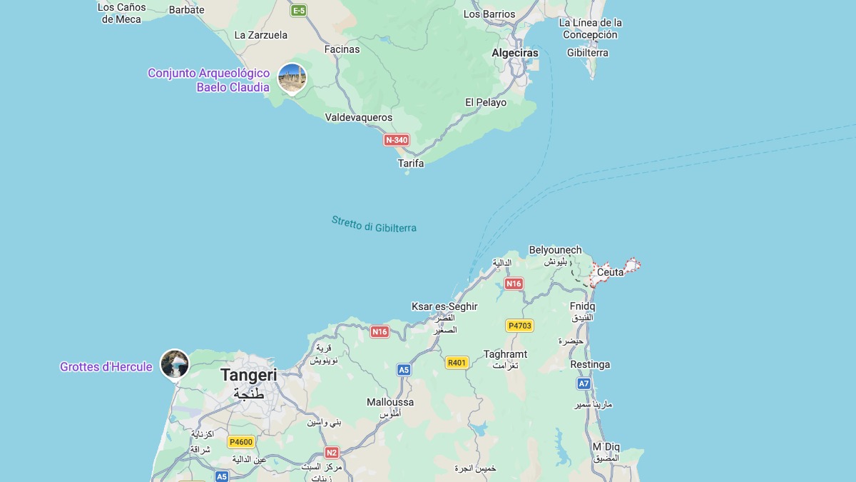 Mappa Ceuta cartina geografica
