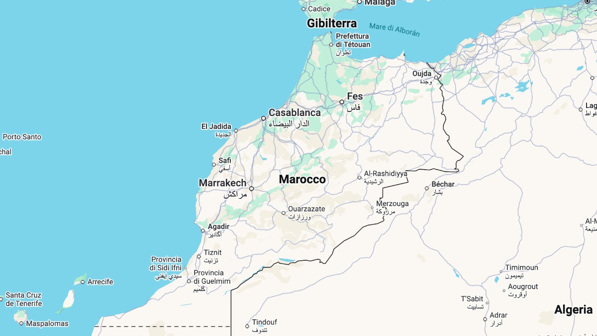 Mappa Marocco cartina interattiva