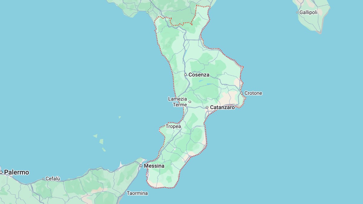 Mappa Calabria cartina interattiva