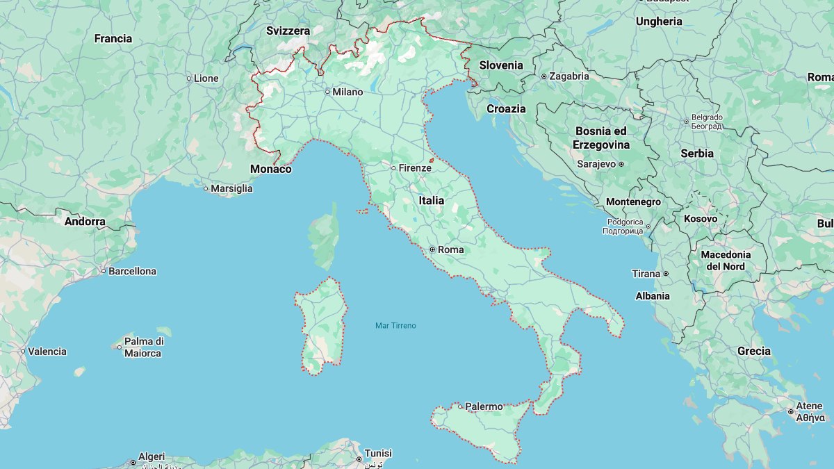 Mappa Italia cartina geografica