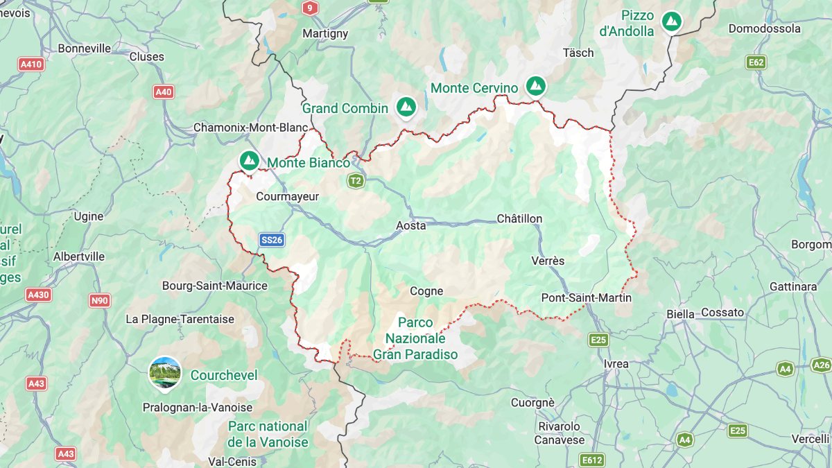 Mappa Valle d Aosta cartina interattiva