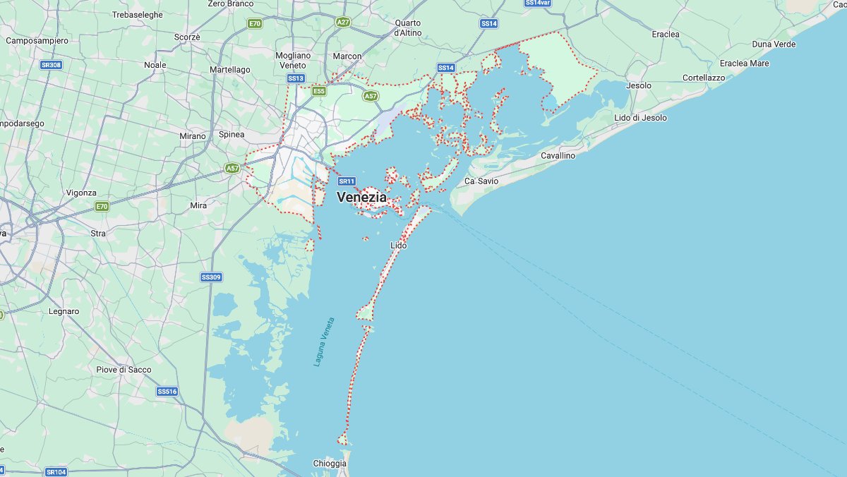 Mappa di Venezia: cartina geografica del centro storico e della laguna