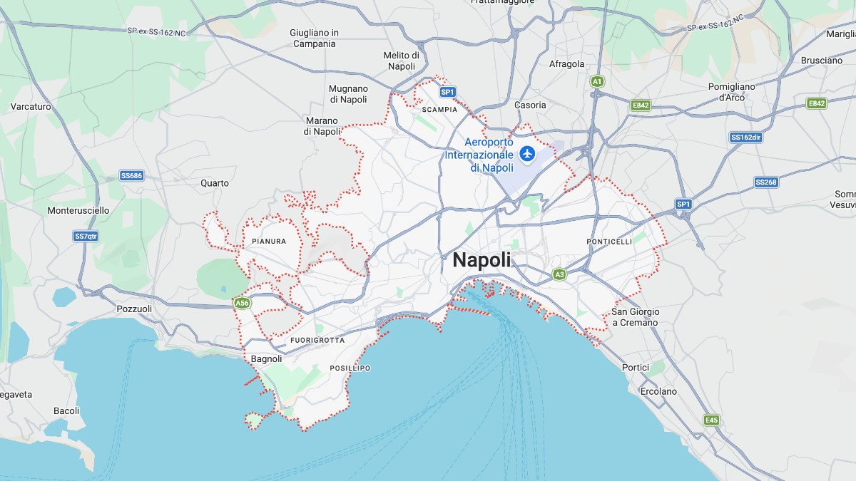 Mappa Napoli cartina geografica