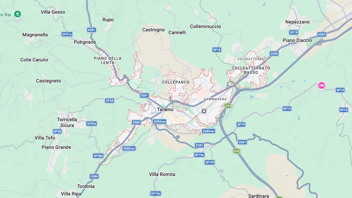 Mappa Teramo cartina geografica